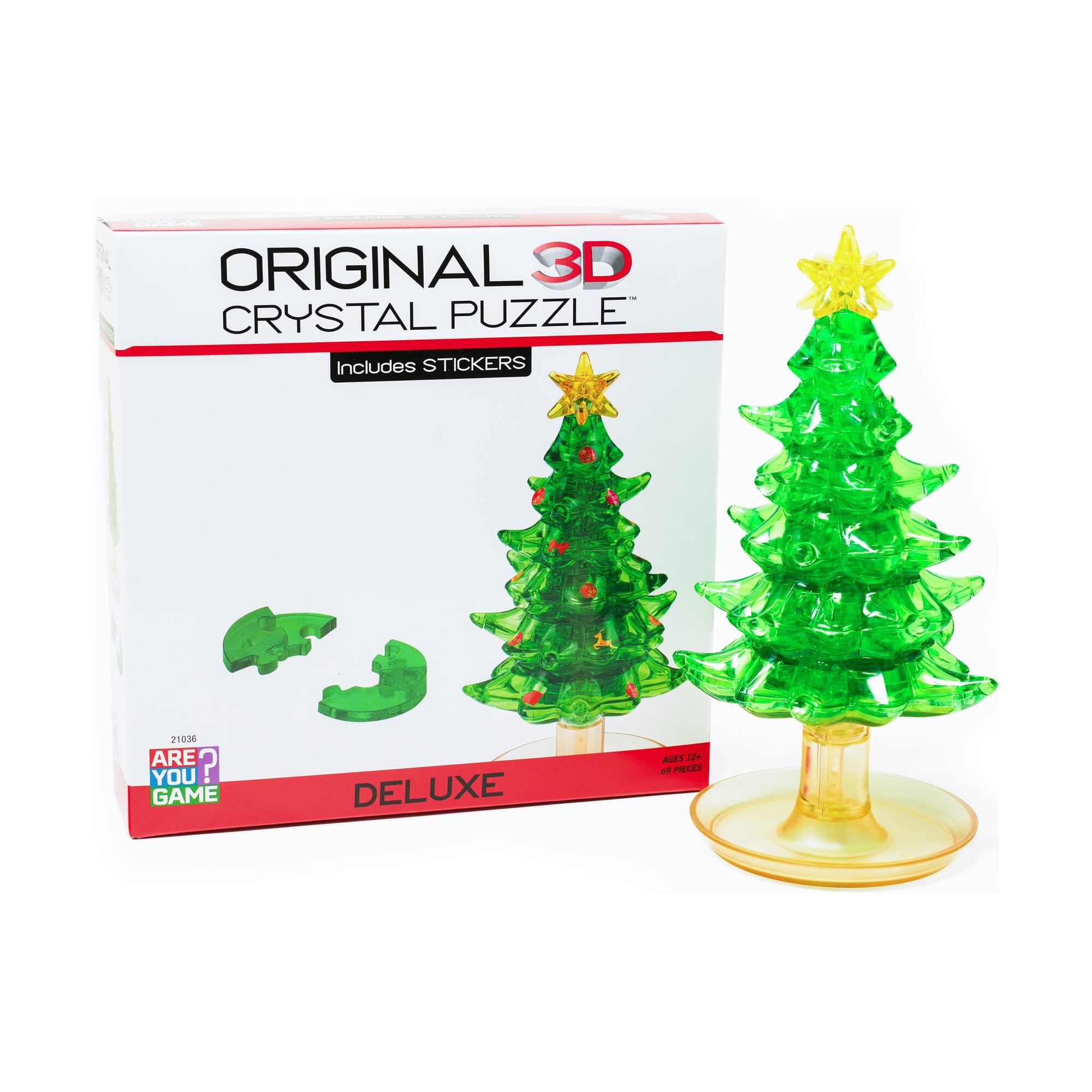 3D Crystal Puzzle - Christmas Tree: 69 Pcs